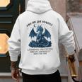 Dads Are Like Dragons Legendary Protective Fatherhood Men's Hoodie Back Print
