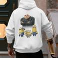 Despicable Me Minions Father's Day 1 Dad Cardboard Sign Men's Hoodie Back Print