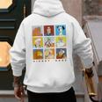 Disney Classic Father's Day Disney Dads Colorful Panels Men's Hoodie Back Print
