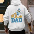 Disney Donald Duck Number One Dad Sunglasses Father's Day Men's Hoodie Back Print