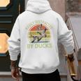 Easily Distracted Duck Hunting Dad Hunter Son Daughter Men's Hoodie Back Print