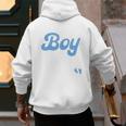 Expecting Dad Of Boy Est 2026 Father's Day Son-Dad To Be Men Men's Hoodie Back Print Expecting Dad Of Boy Est 2026 Father's Day Son-Dad To Be Men Men's Hoodie Back Print