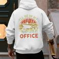 Garden I'Ll Be In My Office Plant Lover Plant Dad Men's Hoodie Back Print