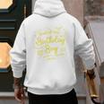 Harry Potter Dad Of The Birthday Boy Magical Things Logo Men's Hoodie Back Print
