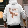 Hunting Sorry Deer Season Hunter Dad Father Day Men's Hoodie Back Print