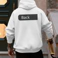 Just A Regular Dad Trying Not To Raise Liberals On Back Men's Hoodie Back Print