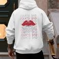 Pirate Dad Skull And Crossbones Tampa Gasparilla Captain Men's Hoodie Back Print