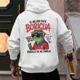 Puerto Rican Dad Idea For Men & Papá Boricua Coqui Frog Men's Hoodie Back Print