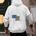 RED Friday For My Dad Military Veteran Deployed Men's Hoodie Back Print RED Friday For My Dad Military Veteran Deployed Men's Hoodie Back Print