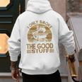 I Only Smoke The Good Stuff BBQ Barbeque Chef Dad Men's Hoodie Back Print