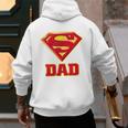 Superman Super Dad Men's Hoodie Back Print Superman Super Dad Men's Hoodie Back Print