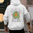 TMNT Michelangelo Dad Fuel Men's Hoodie Back Print
