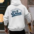 Volleyball Dad Daddy Father's Day Men's Hoodie Back Print