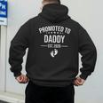 1st Time Dad EST 2026 New Dad New First Fathers Day Men's Hoodie Back Print