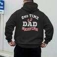 2nd Second Time Dad It's a Girl Gender Reveal Dad Of 2 Kids Men's Hoodie Back Print