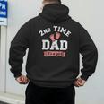 2nd Second Time Dad It's a Girl Gender Reveal Men's Hoodie Back Print