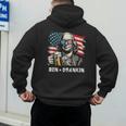 4th Of July Franklin Ben Drankin American Dad Men Women Men's Hoodie Back Print