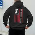 4th Of July US Flag Cheer Dad Shirt For Father's Cheer Men's Hoodie Back Print