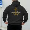 Aircraft Carrier USS America CVA-66 Veterans Day Dad Son Boy Men's Hoodie Back Print