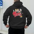 American Dad Show Logo With Family Cartoon Men's Hoodie Back Print