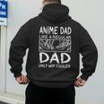 Anime Dad Like A Regular Dad Only Way Cooler Anime Men's Hoodie Back Print