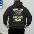 Autism Doesnt Come With Manual Dad Puzzle Awareness Men Men's Hoodie Back Print