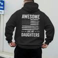 Awesome Like My Daughters Men Fathers Day Dad Men's Hoodie Back Print