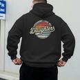Awesome Like My Daughters Vintage Dad Quote Father Day Men's Hoodie Back Print