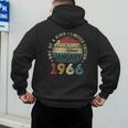 Awesome Since January 1966 60 Year Old 60th Birthday Men Dad Men's Hoodie Back Print Awesome Since January 1966 60 Year Old 60th Birthday Men Dad Men's Hoodie Back Print