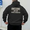 Awesome Like My Middle Daughter Dad Joke Father's Day Men's Hoodie Back Print Awesome Like My Middle Daughter Dad Joke Father's Day Men's Hoodie Back Print