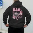 Ballerina Bday Dance Dad Of The Birthday Girl Ballet Dancer Men's Hoodie Back Print