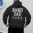 Band Dad Pay Drive Clap Repeat Marching Band Dad Men's Hoodie Back Print