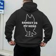 Bandit Is My Hero Kid's Show Dad Dog Men's Hoodie Back Print
