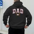 Baseball Dad Shirt Baseball Player Game Day Father's Day Men's Hoodie Back Print