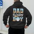 Baseball Ice Cream Drip Dad Of The Birthday Boy Baseball Men's Hoodie Back Print