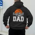 Basketball Dad Basketball Player Game Day Father's Day Men's Hoodie Back Print