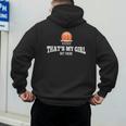 Basketball For Mom & Dad That's My Girl T-Shirt Men's Hoodie Back Print