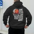 Basketball Mom Or Dad Basketball Parent Men's Hoodie Back Print