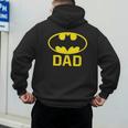Batman Bat Dad Men's Hoodie Back Print