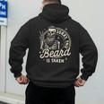 Bearded Dad Daddy Father’s Day Sorry This Beard Is Taken Men's Hoodie Back Print