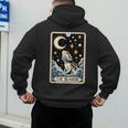 Bearded Dragon Tarot Card Beardie Mom Beardie Dad Men Women Men's Hoodie Back Print
