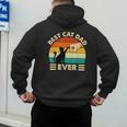 Best Cat Dad Ever Cat Lover Kitten Owner Kitty Men's Hoodie Back Print Best Cat Dad Ever Cat Lover Kitten Owner Kitty Men's Hoodie Back Print
