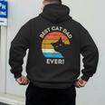 Best Cat Dad Ever Men Men's Hoodie Back Print