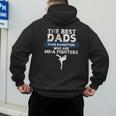 The Best Dads Have Daughters Who Are Mma Fighters Vintage Men's Hoodie Back Print