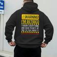 Best Retirement Novelty For Men Women Dad Grandpa Retirement Men's Hoodie Back Print Best Retirement Novelty For Men Women Dad Grandpa Retirement Men's Hoodie Back Print