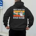 Best Shih Tzu Dad Ever Shih Tzu Men's Hoodie Back Print