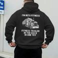 Best Truck Driver Art For Men Dad Women Trucking CDL Trucker Men's Hoodie Back Print