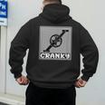 Bicycle DADS Old Guy WHO Ride Bikes BMX Mountain OR Road Men's Hoodie Back Print