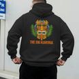 The Big Kahuna Hawaiian Tiki Dad Boss T-Shirt Men's Hoodie Back Print