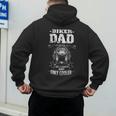 Biker Dad Like a Normal Dad Only Cooler Motorcyclist Men's Hoodie Back Print